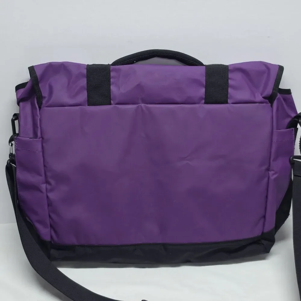 The North Face Purple Messenger Bag Laptop Shoulder Bag